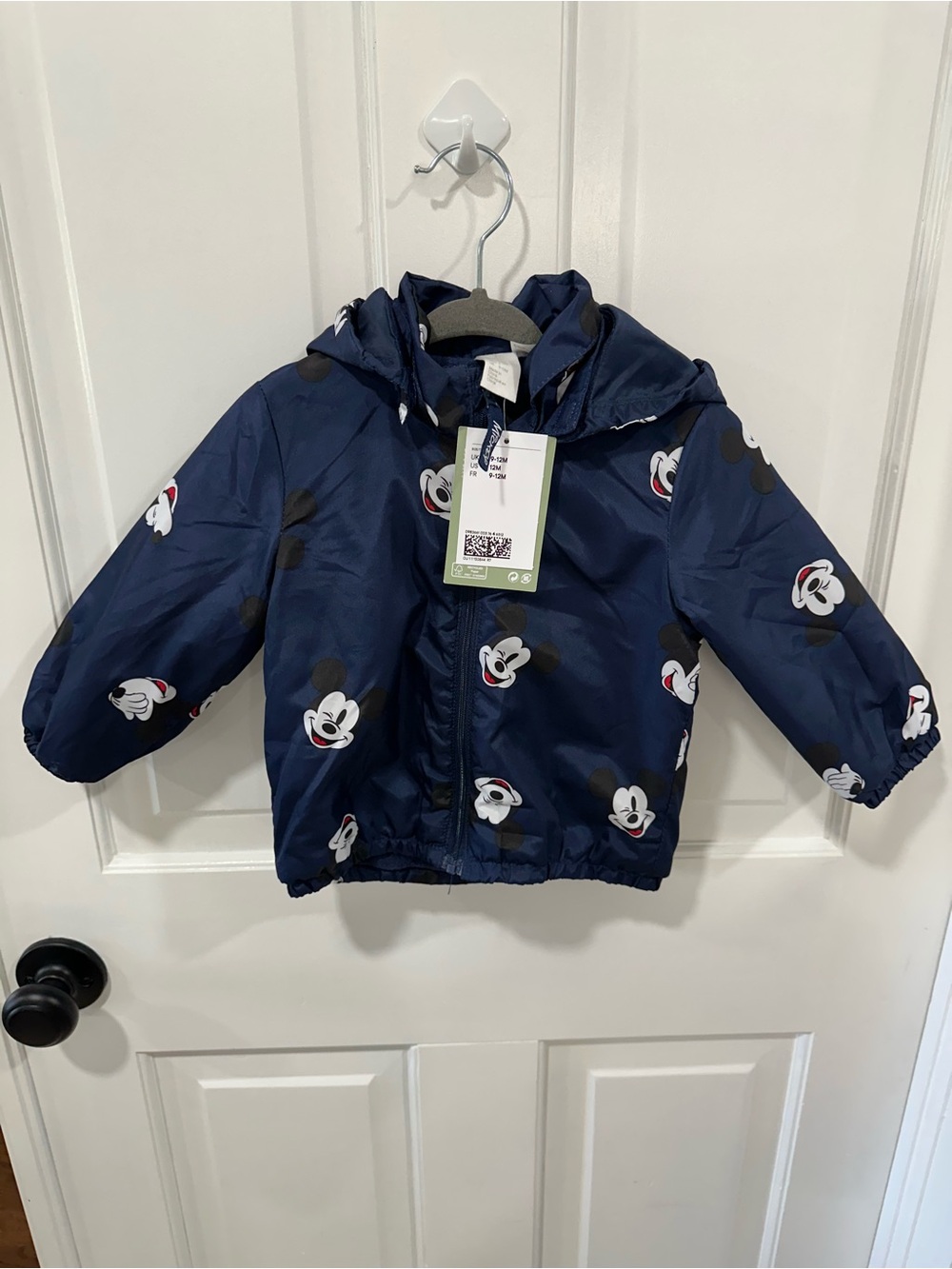 H&M Navy Mickey Mouse Hooded Jacket